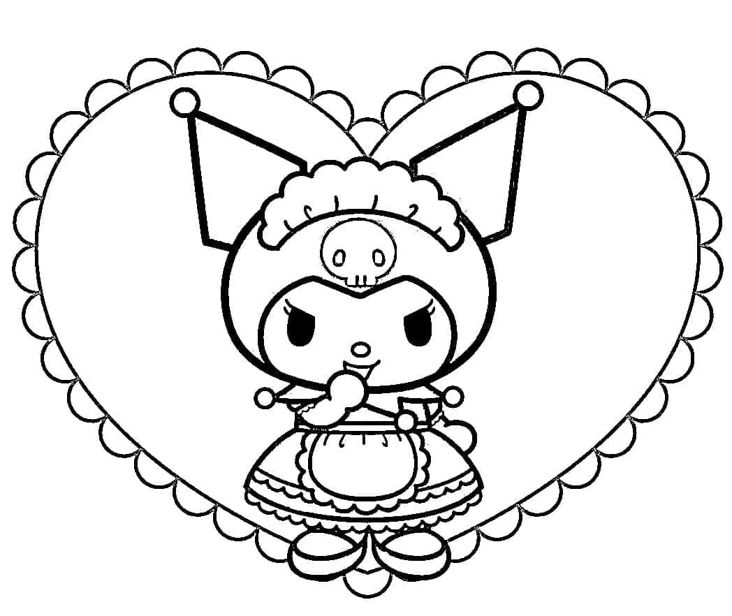 Desenho de Imagem De Kuromi Sanrio para colorir