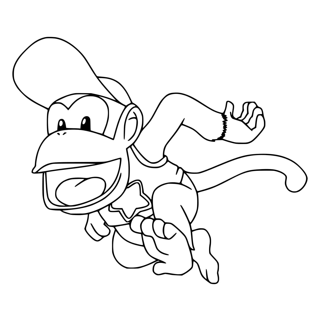 Desenho deImagem Gratuita De Donkey Kong para colorir