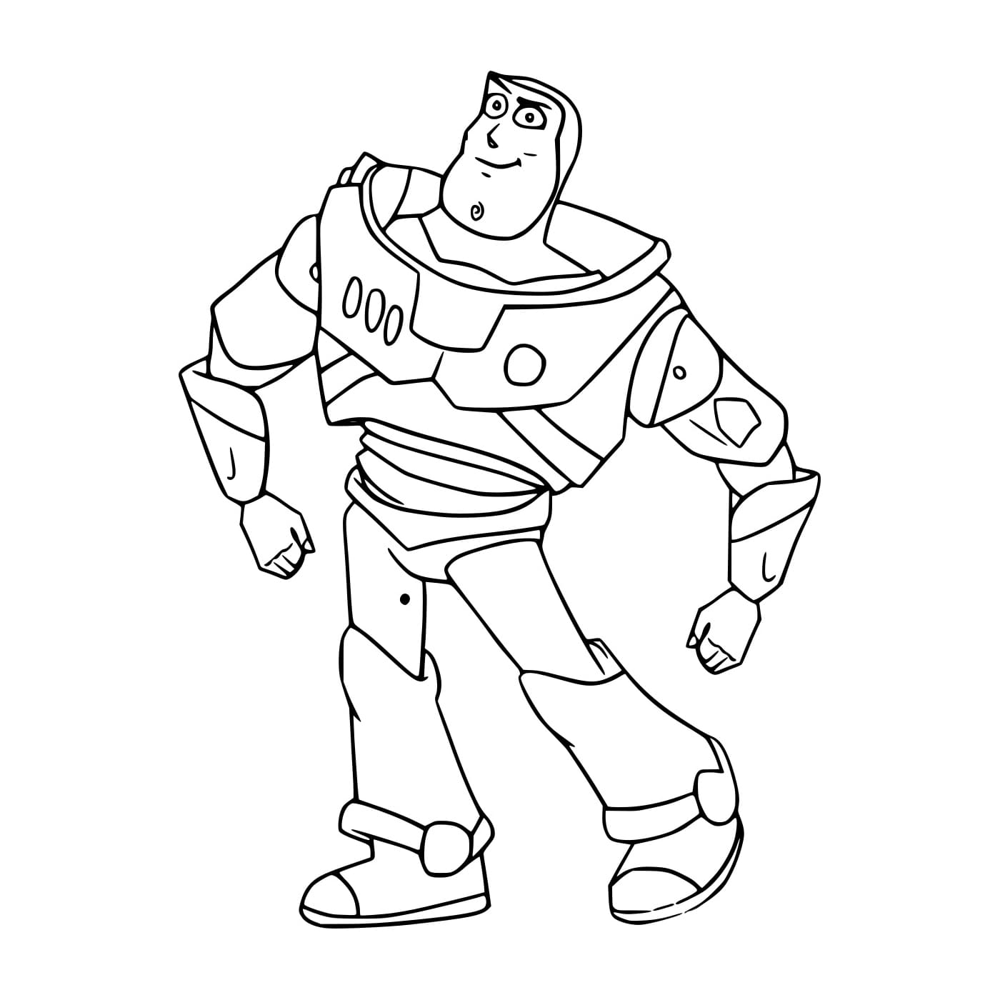 Desenho deImagem Simples Do Buzz Lightyear para colorir