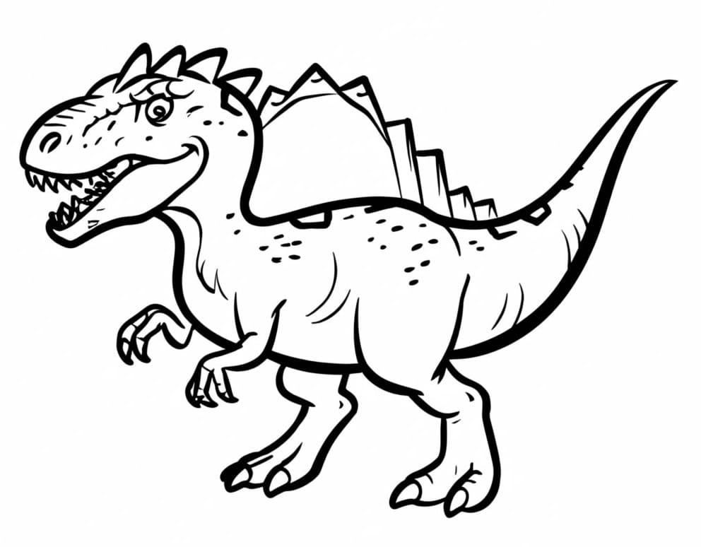 Desenho deImagem de Dinossauro para colorir