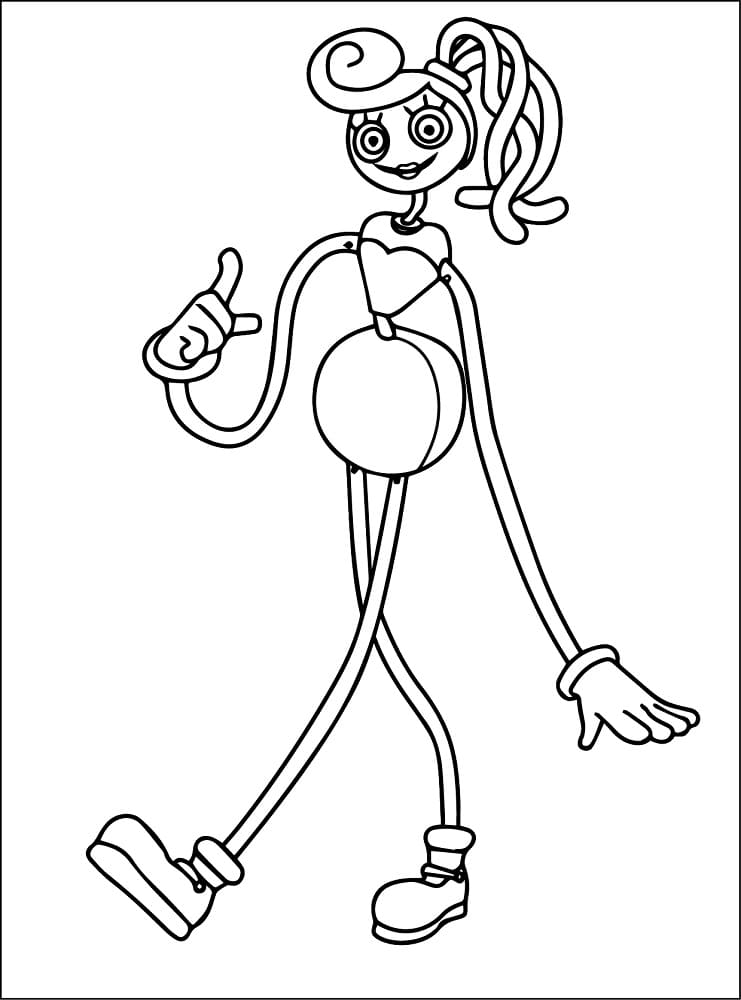 Desenho deImagem de Mommy Long Legs para colorir