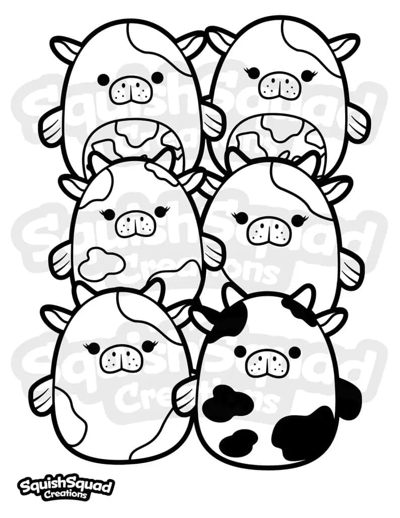 Desenho deImagem de Squishmallow para colorir