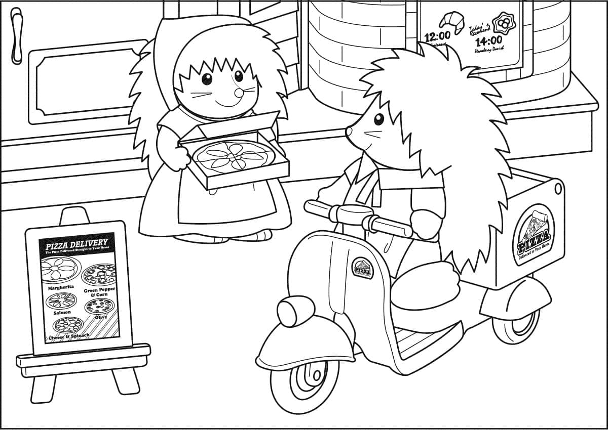 Desenho deImagem de Sylvanian Families para colorir