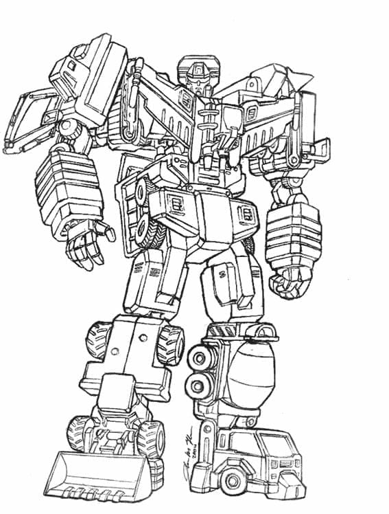 Desenho deImagem de Transformers para colorir