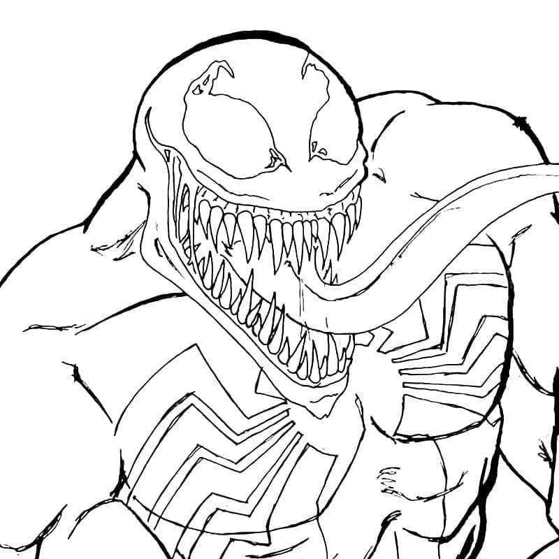 Desenho deImagem de Venom para colorir