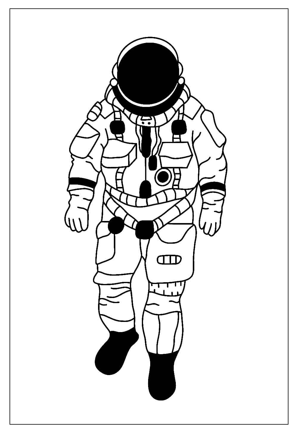 Desenho deImprimível Astronauta para colorir