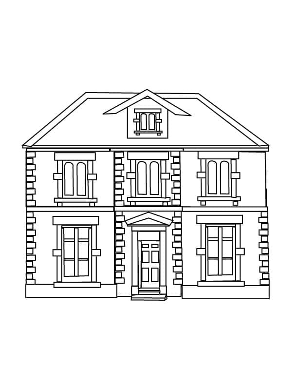 Desenho deImprimível Casa para colorir