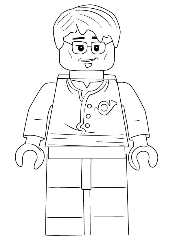 Desenho de Imprimível Lego Ninjago para colorir