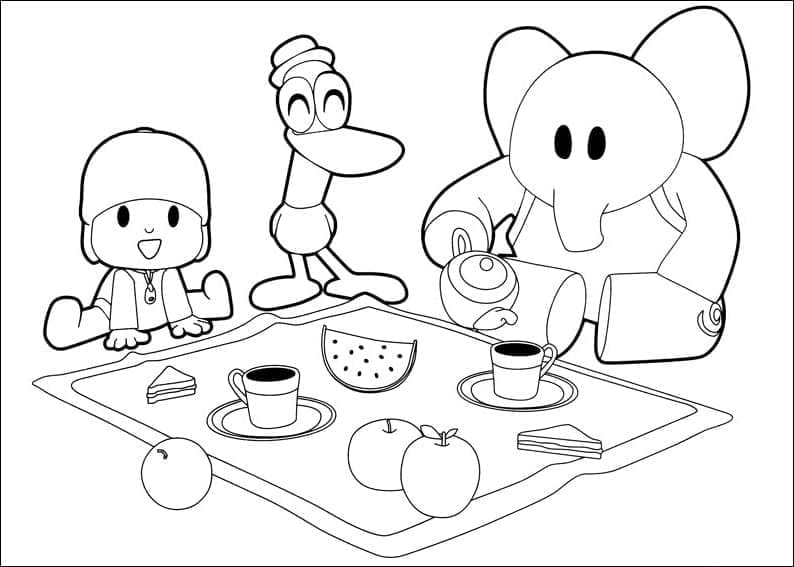 Desenho deImprimível Pocoyo para colorir