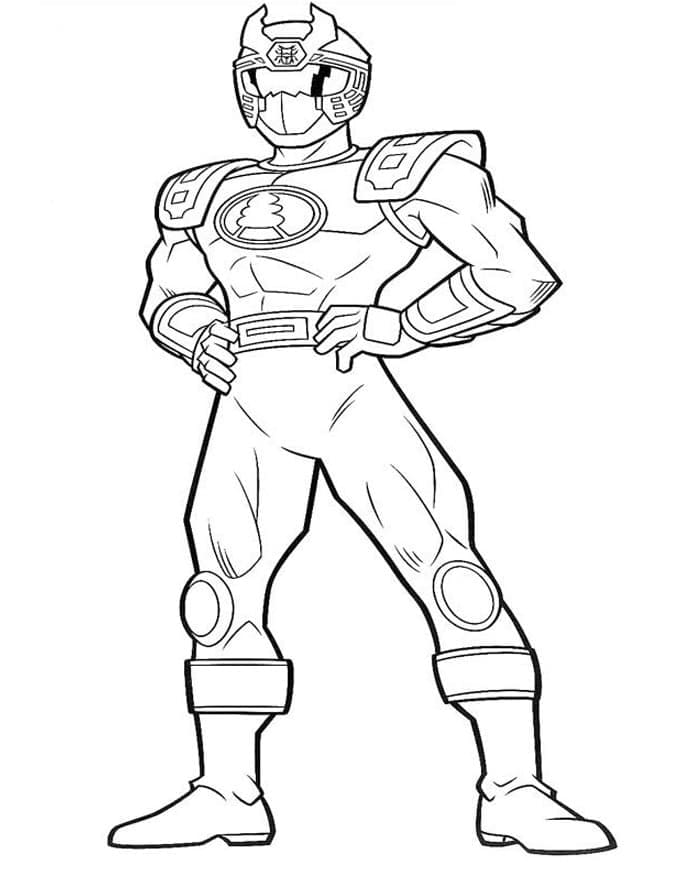 Desenho de Imprimível Power Rangers para colorir