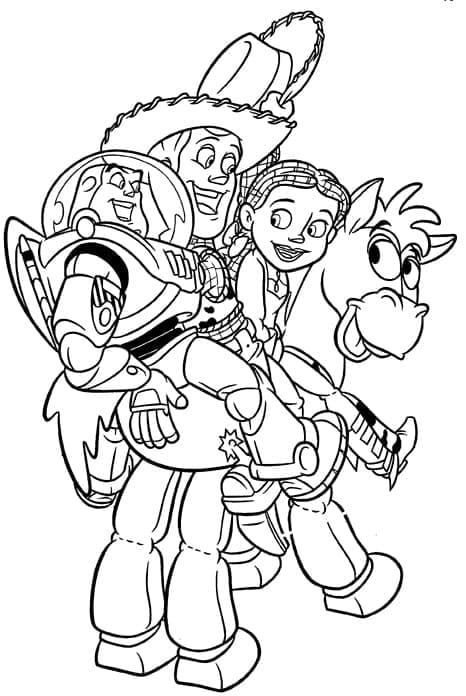 Desenho deImprimível Toy Story para colorir