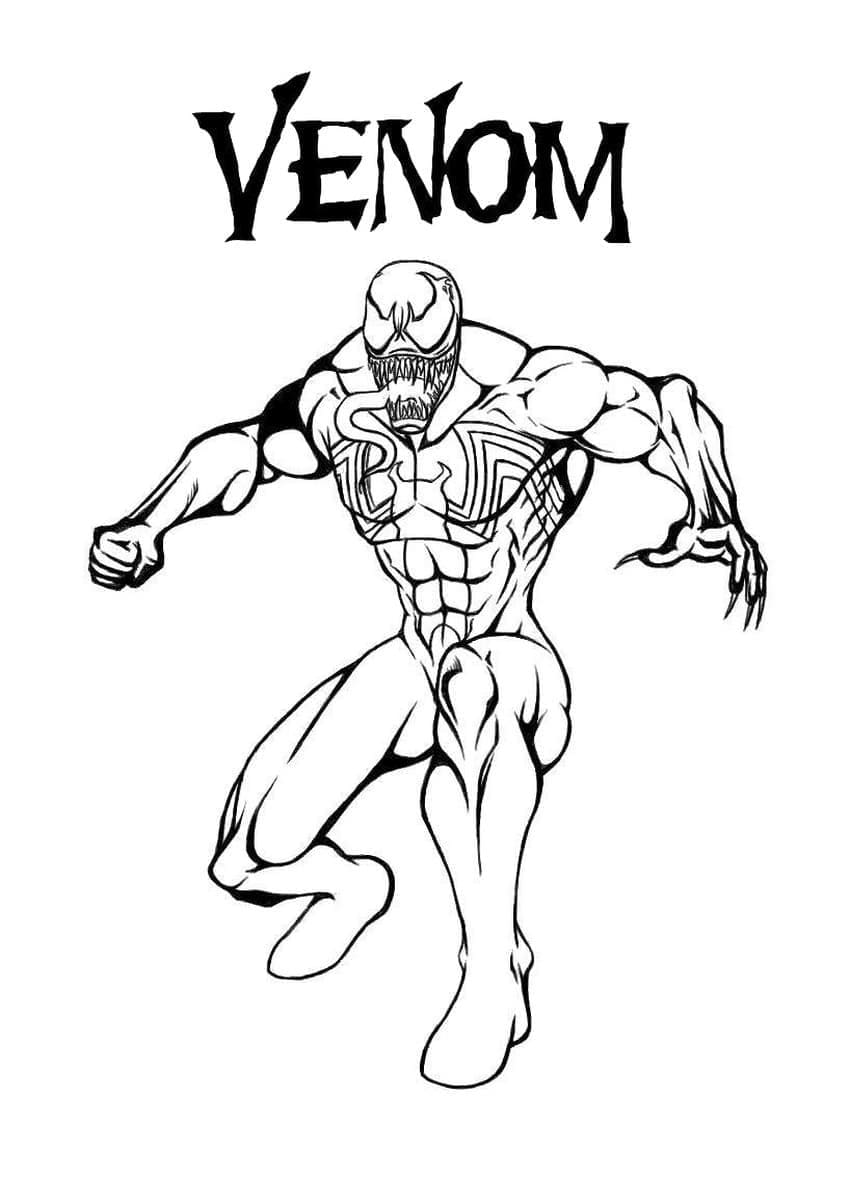 Desenho deImprimível Venom para colorir