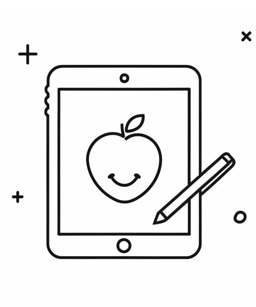 Desenhos de Iphone & Ipad para colorir