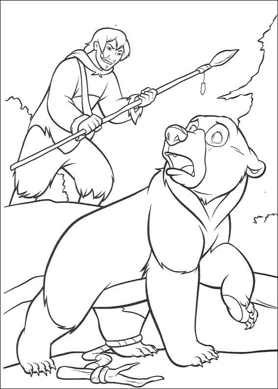 Desenho deIrmão Urso 5 para colorir