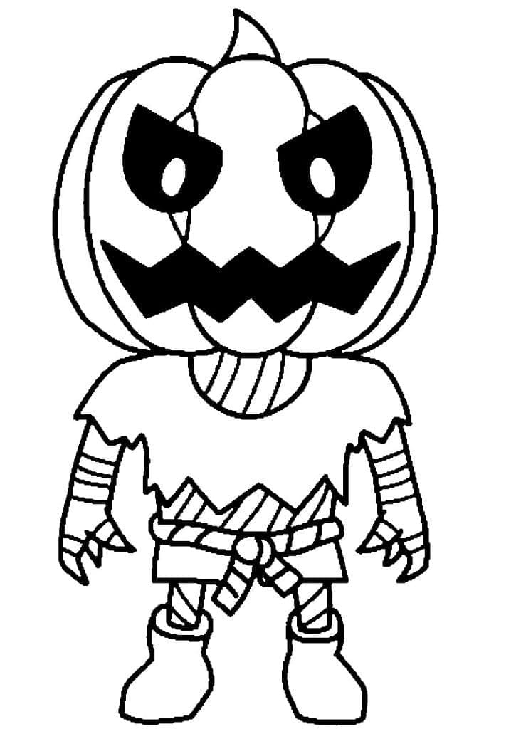 Desenho deJack Lantern Stumble Guys para colorir