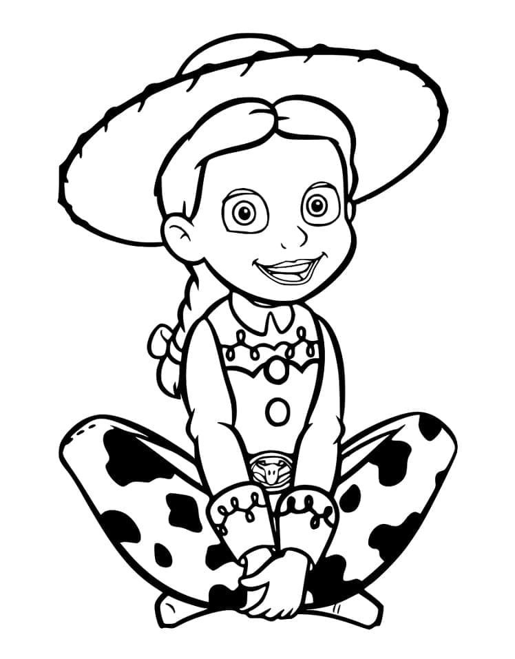 Desenho deJessie Disney Toy Story para colorir