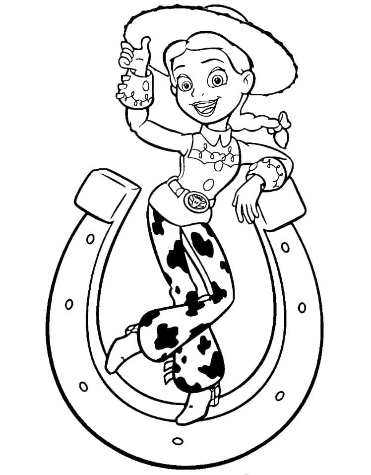 Desenho deJessie de Disney Toy Story para colorir