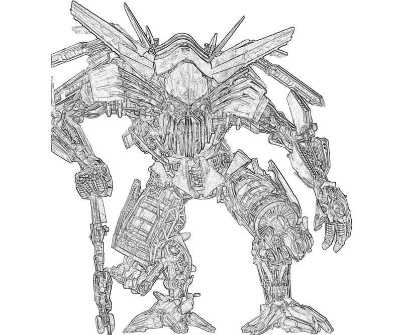 Desenho deJetfire de Transformers para colorir