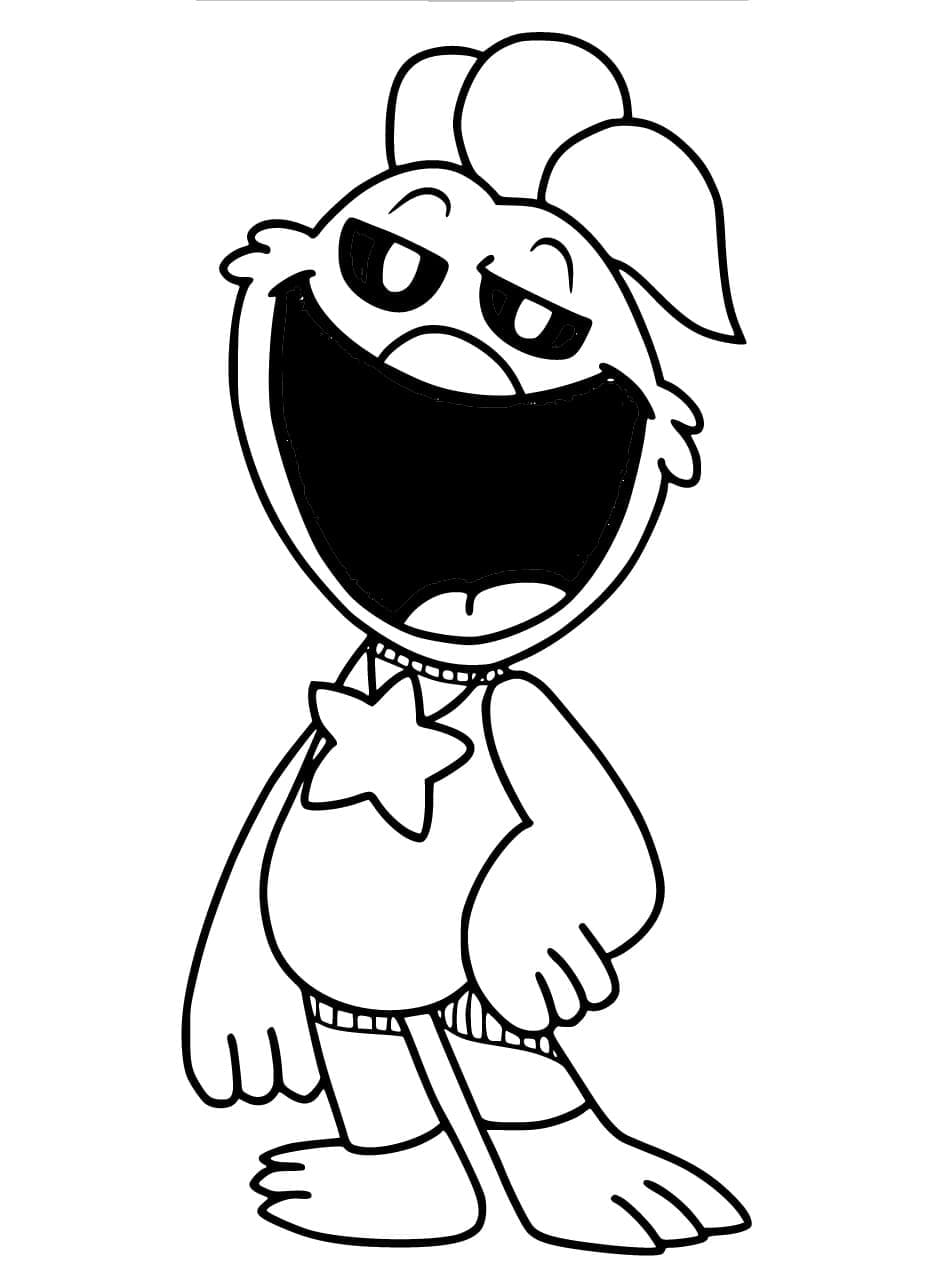 Desenho deKickinChicken Smiling Critters para colorir