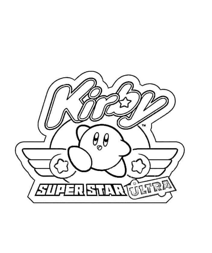 Desenho de Kirby Para Crianças para colorir