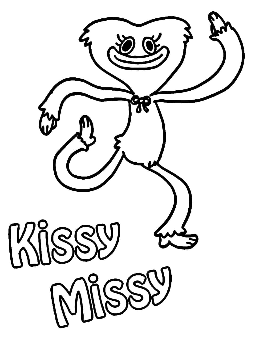 Desenho deKissy Missy Brincalhona para colorir