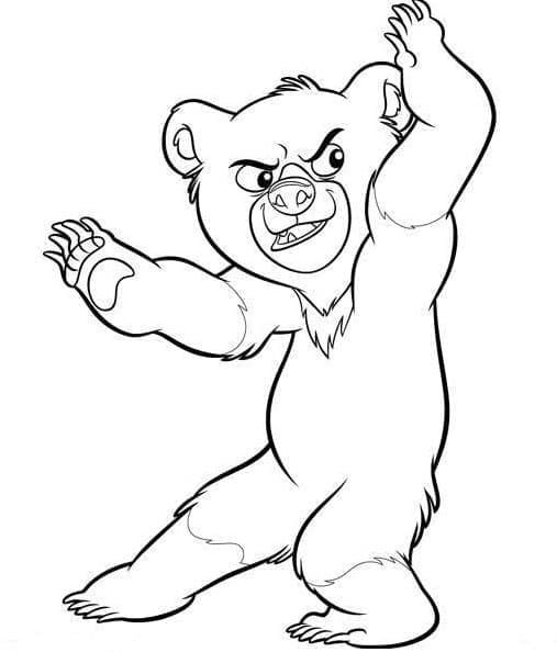 Desenho deKoda de Irmão Urso para colorir