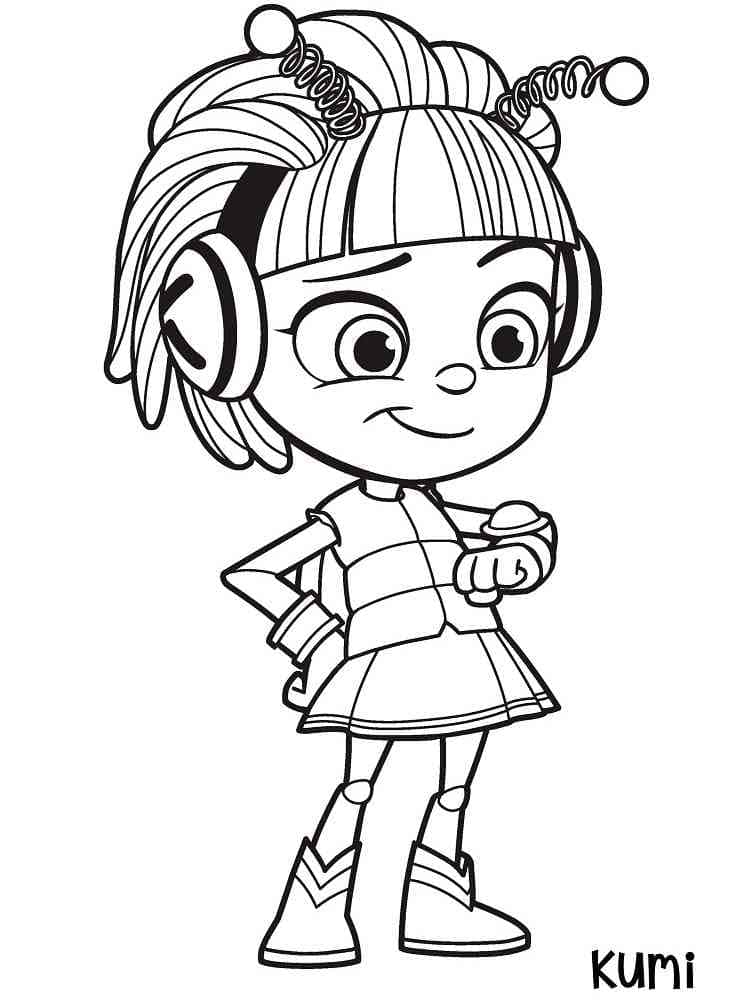 Desenho deKumi Beat Bugs para colorir