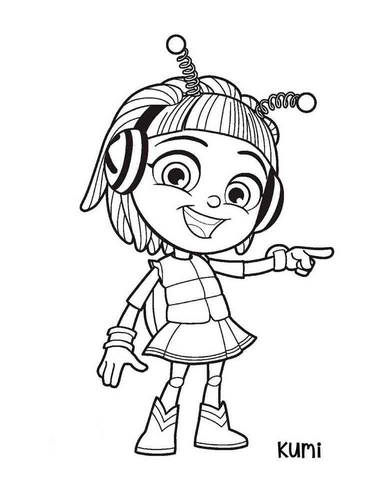 Desenho deKumi de Beat Bugs para colorir