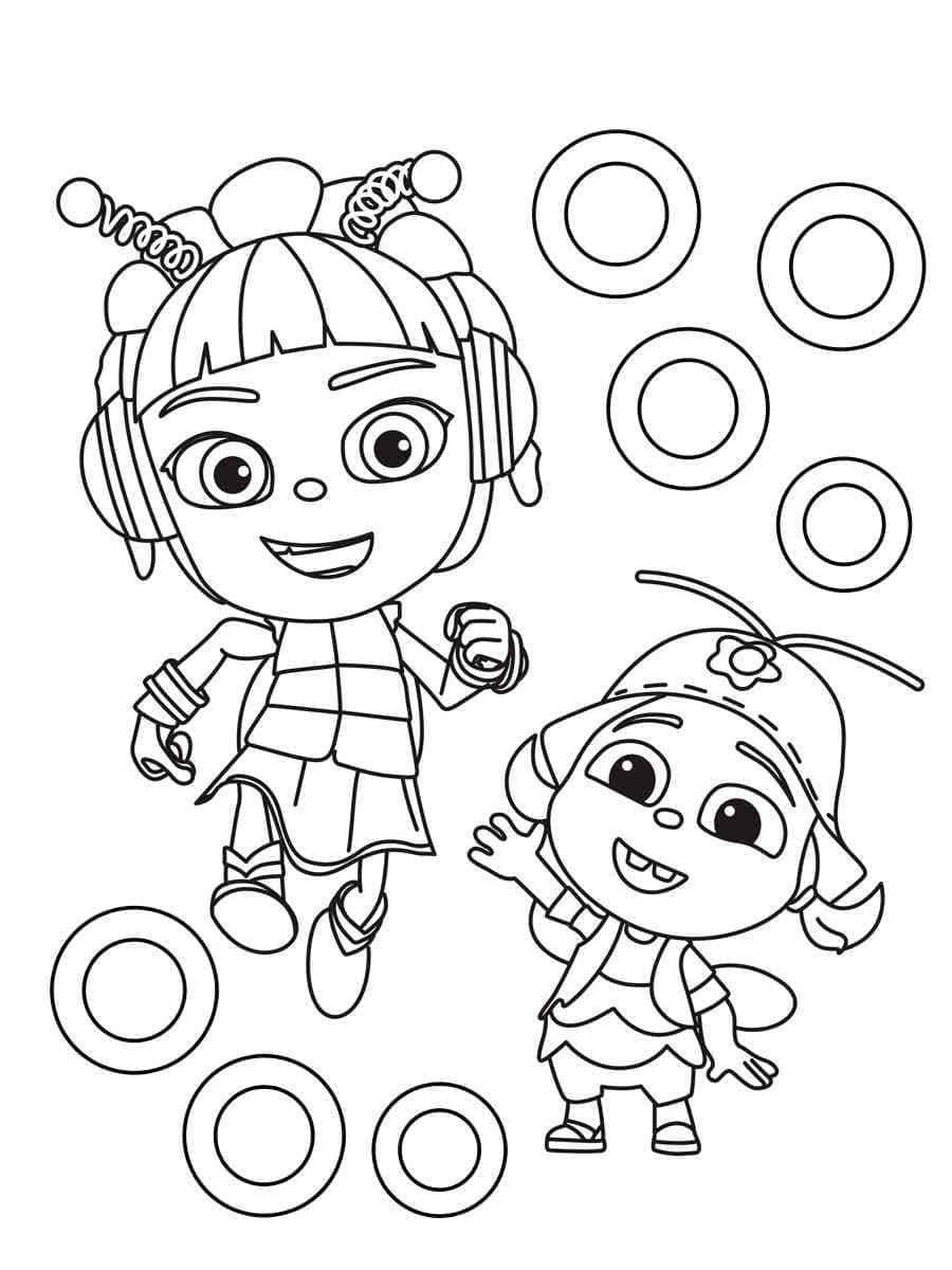 Desenhos de Beat Bugs para colorir