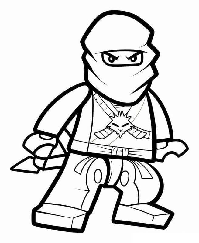 Desenho de Lego Ninjago Para Crianças para colorir