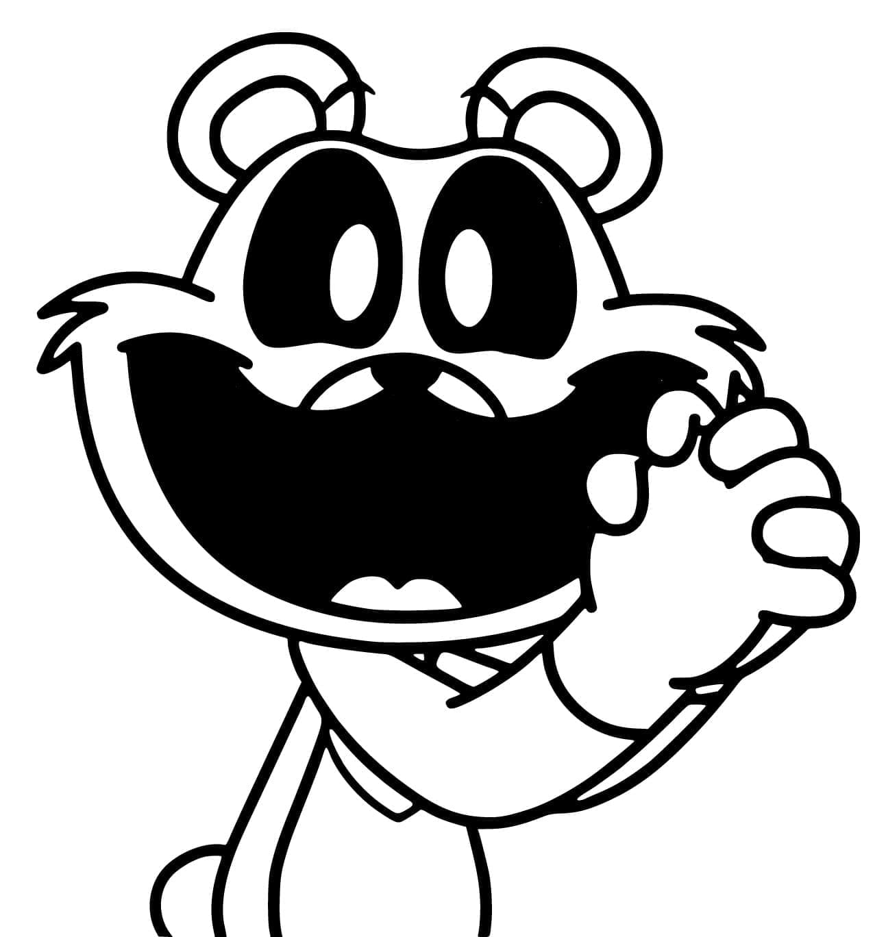 Desenho deLindo Bobby BearHug para colorir