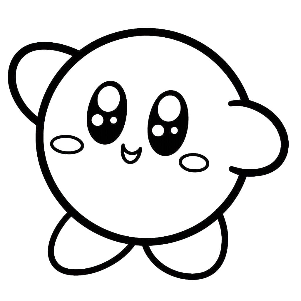 Desenho deLindo Kirby para colorir