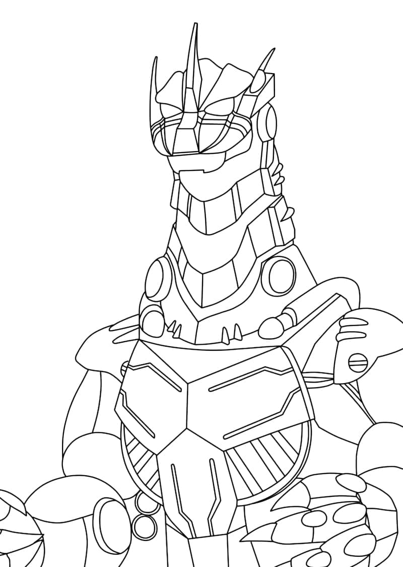 Desenho deMechagodzilla Grátis Para Crianças para colorir