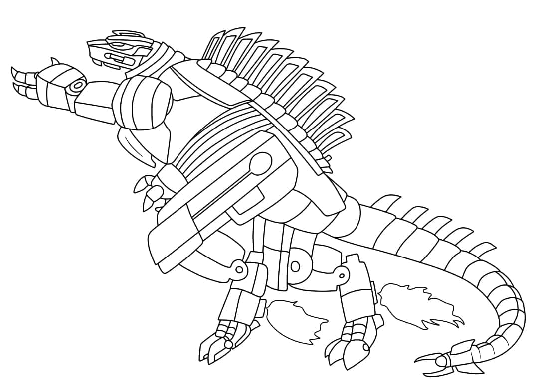 Desenho deMechagodzilla Grátis para colorir