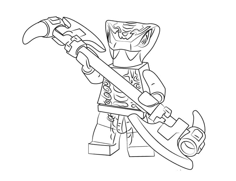 Desenho de Mezmo de Lego Ninjago para colorir