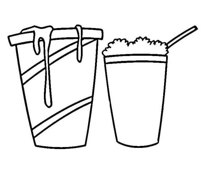 Desenho deMilkshake Grátis Para Crianças para colorir