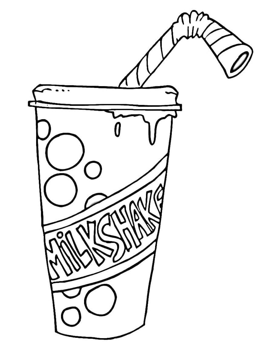 Desenho deMilkshake Imprimível Grátis para colorir