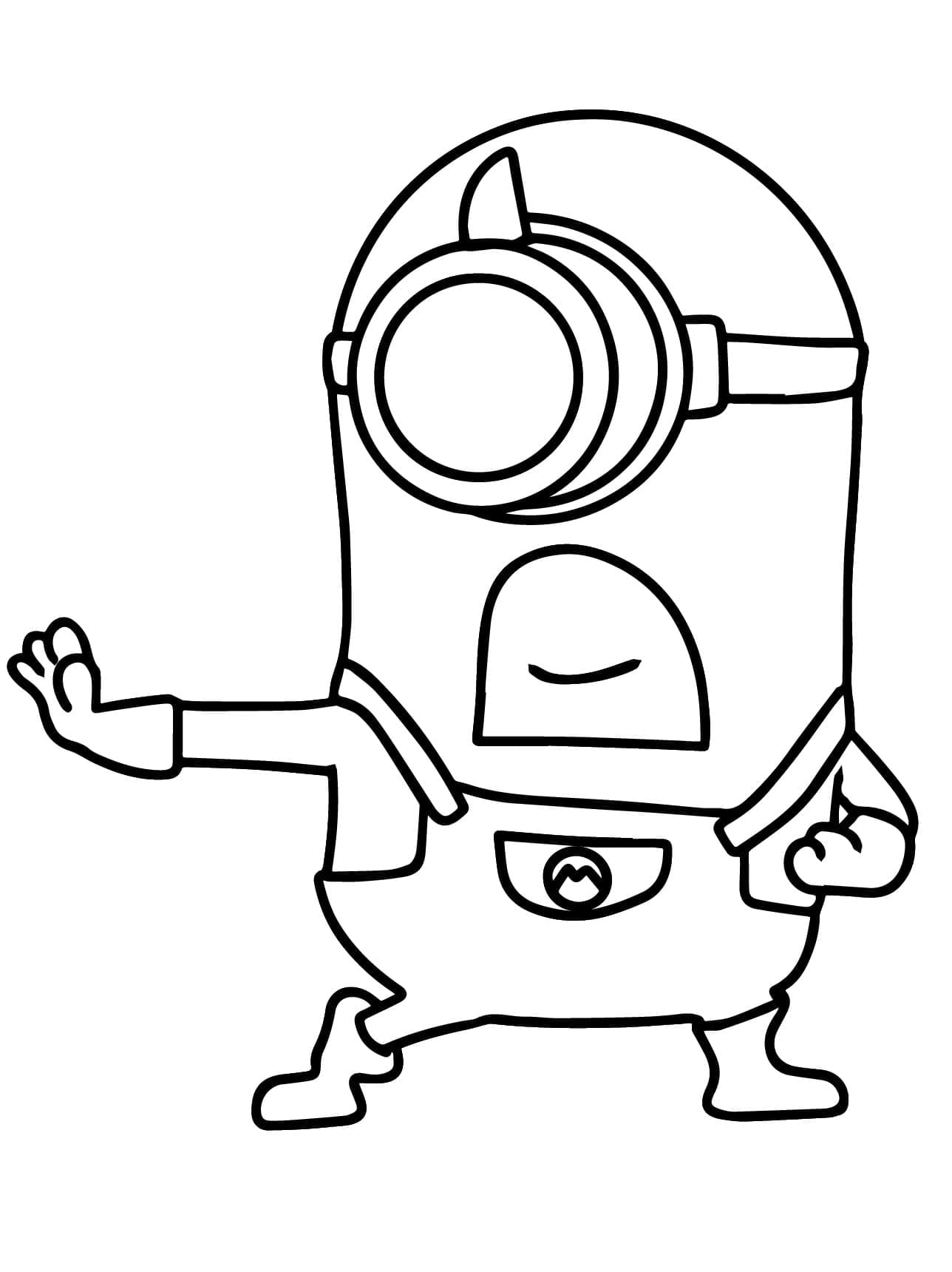 Desenho deMinion Mel Meu Malvado Favorito 4 para colorir