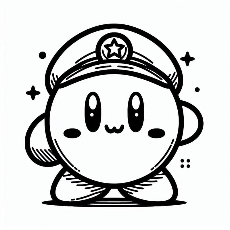 Desenho deNintendo Kirby para colorir