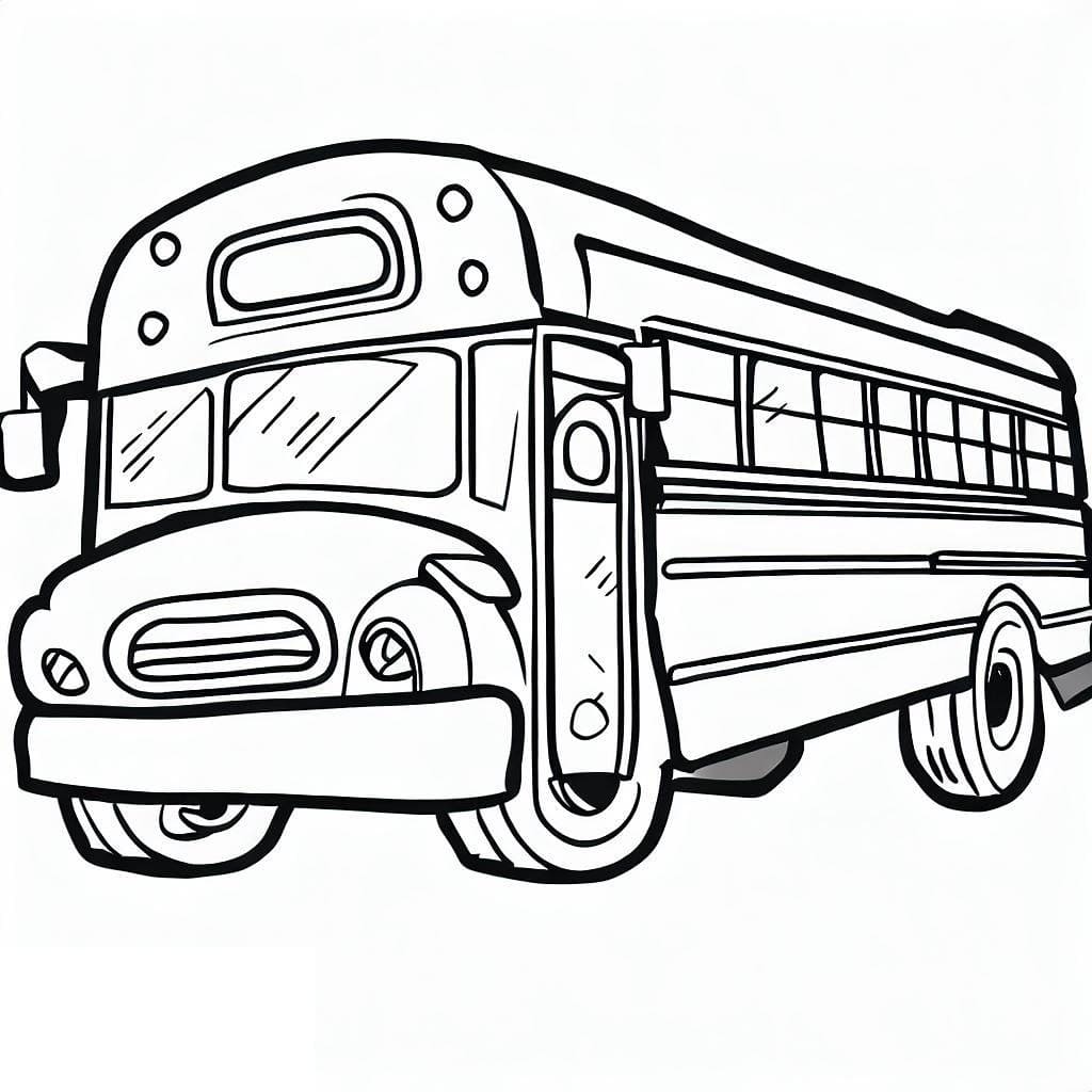 Desenho deO Ônibus Escolar para colorir