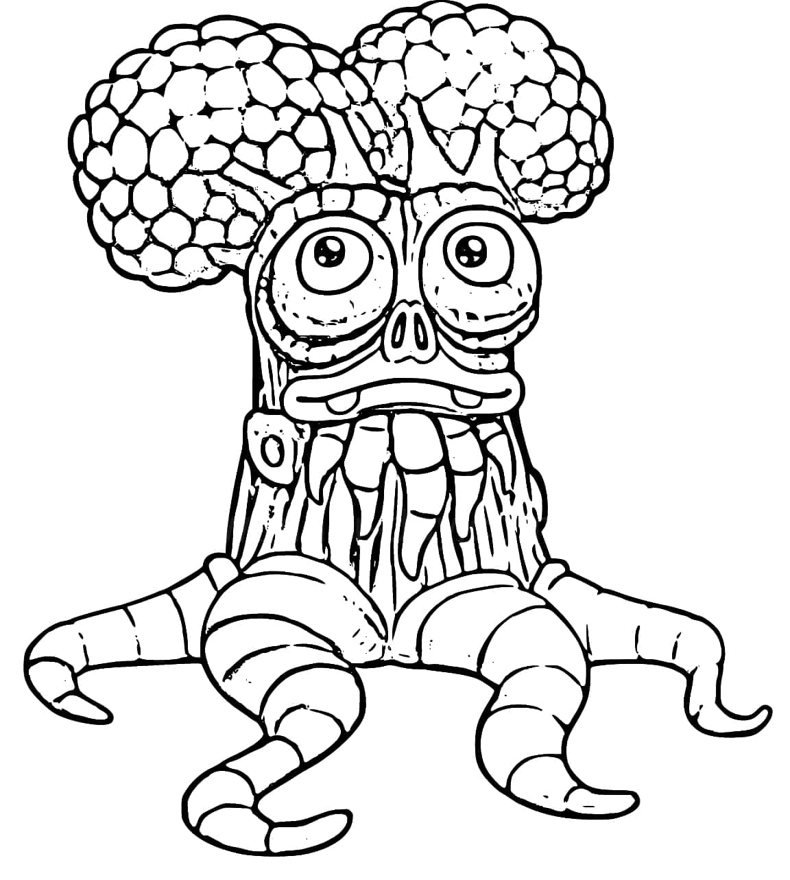 Desenho deOaktopus My Singing Monsters para colorir