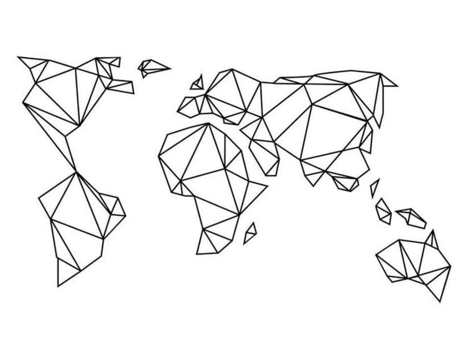 Desenho deOrigami Imprimível Para Crianças para colorir