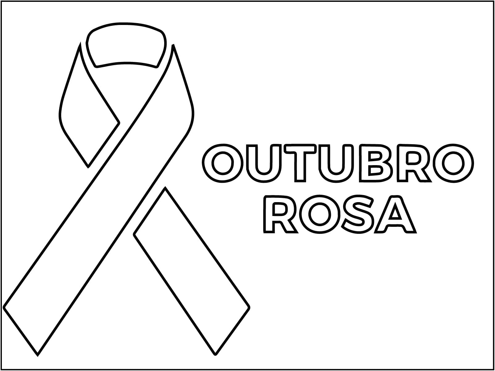 Desenho deOutubro Rosa 3 para colorir