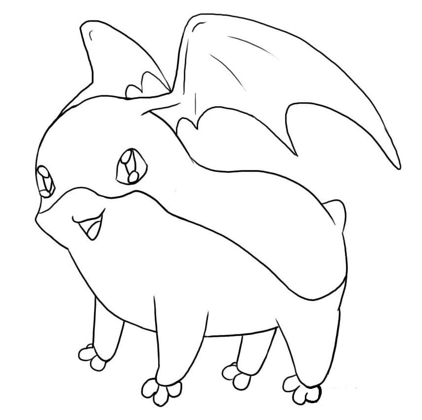 Desenho dePatamon Para Crianças para colorir