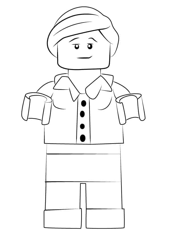 Desenho de Patty Keys de Lego Ninjago para colorir