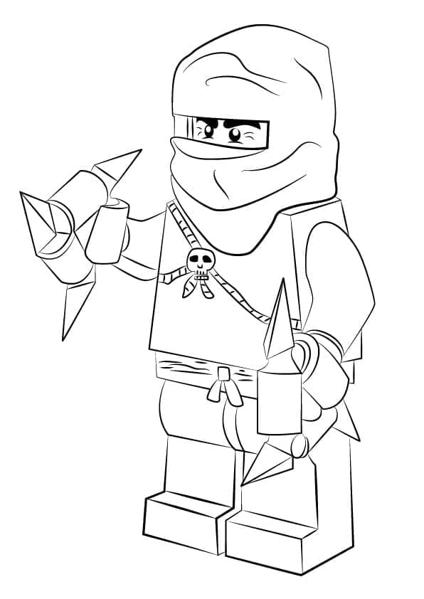 Desenho de Phantom Ninjade Lego Ninjago para colorir