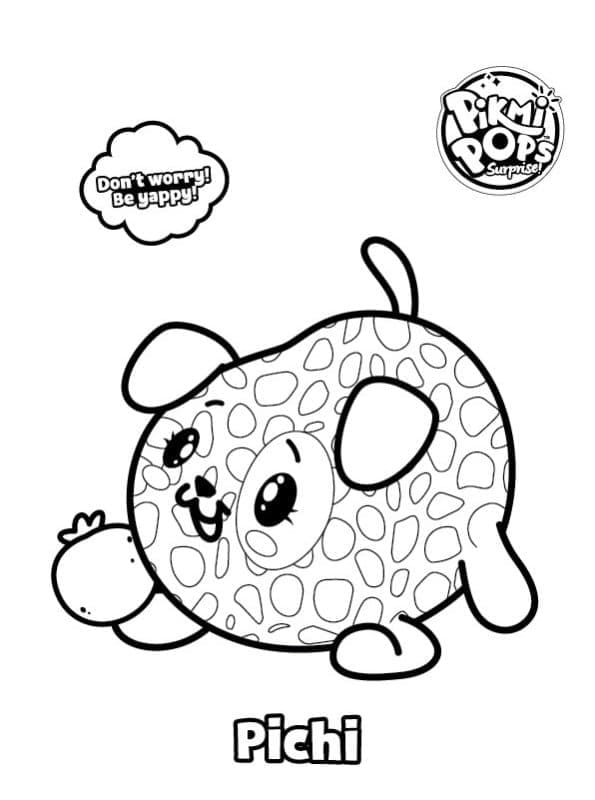 Desenho dePichi de Pikmi Pops para colorir