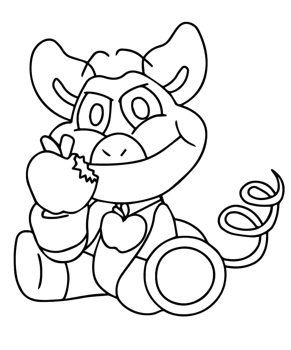 Desenho dePickyPiggy Grátis Para Crianças para colorir