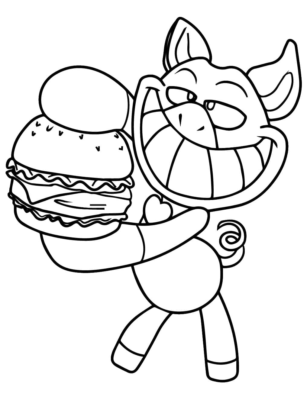 Desenho dePickyPiggy Para Crianças para colorir