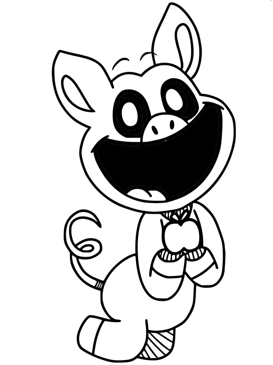 Desenho dePickyPiggy Smiling Critters para colorir